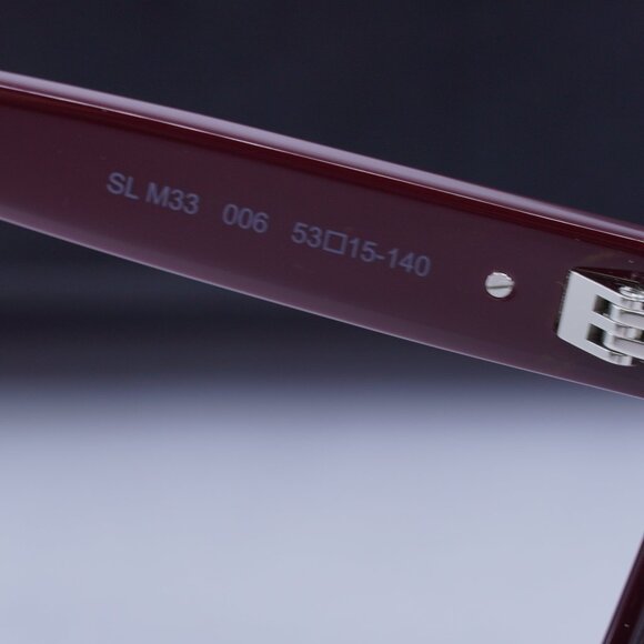 Final Price! Saint Laurent SLM33 006 Burgundy Eyeglasses 53mm main image 7